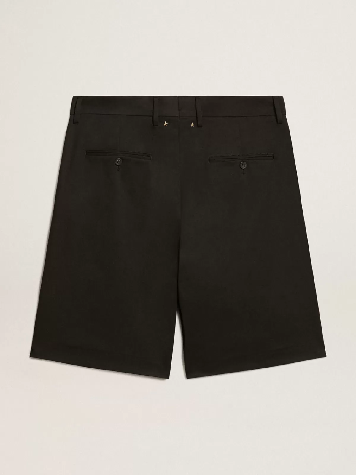 Golden Goose Bermuda shorts in cotton black Shop