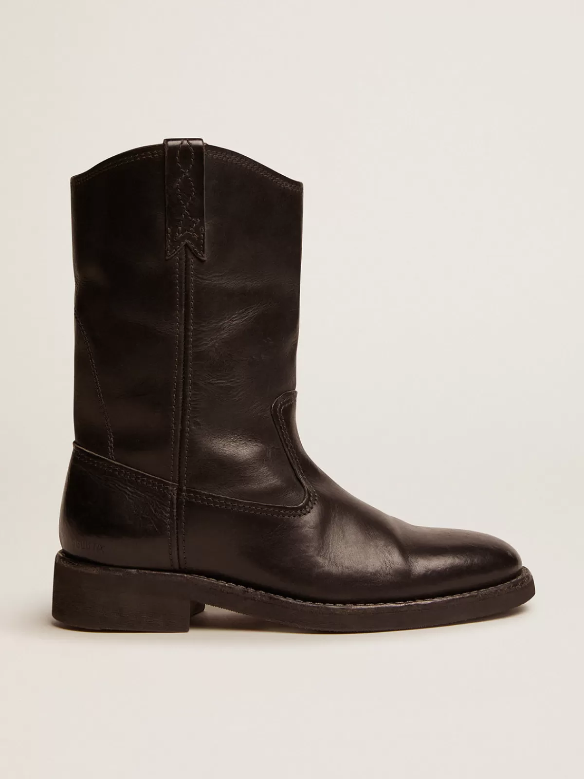 Golden Goose Biker boots in leather black Hot