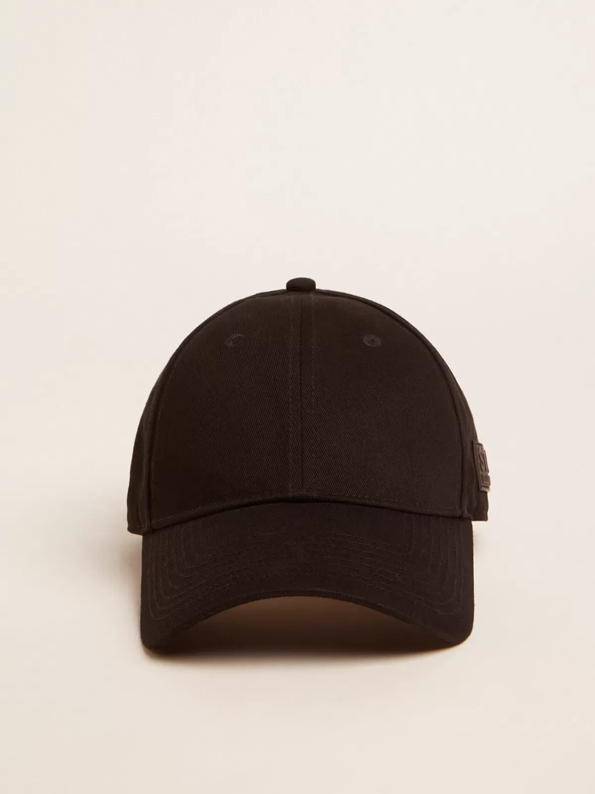 Golden Goose Black baseball cap with logo on the side gray Sale