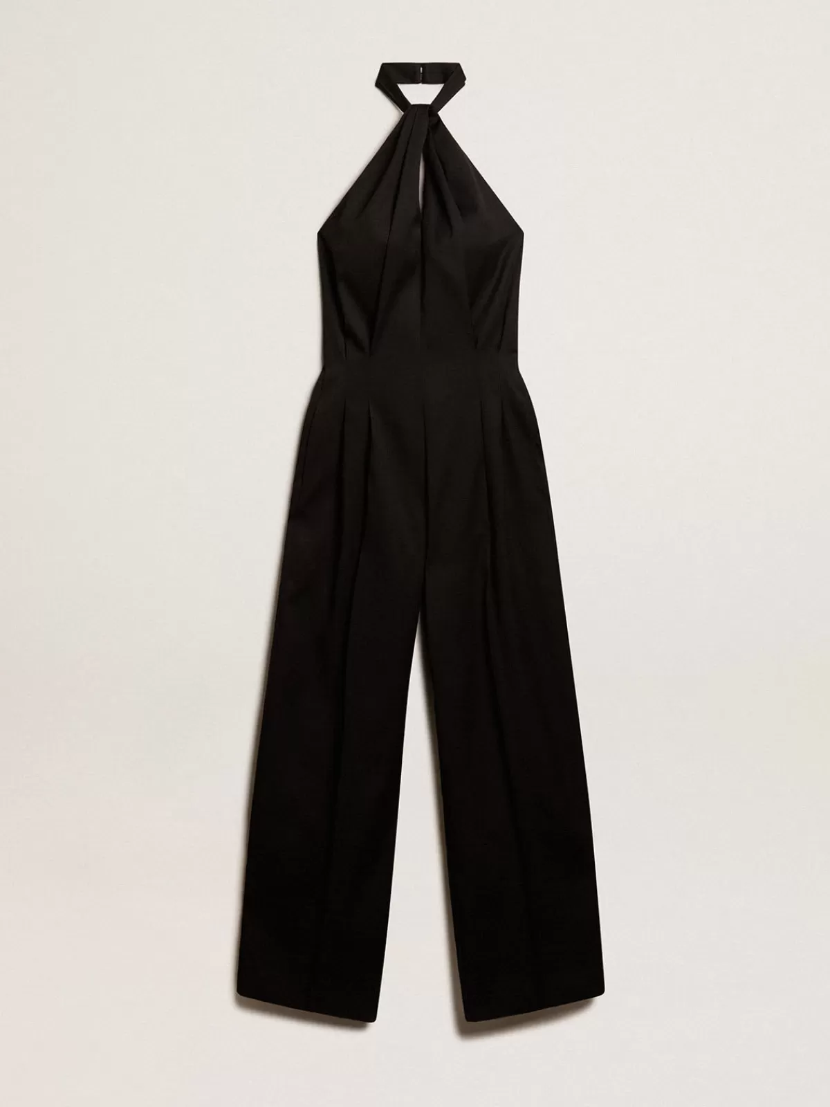 Golden Goose wool gabardine jumpsuit black Best Sale