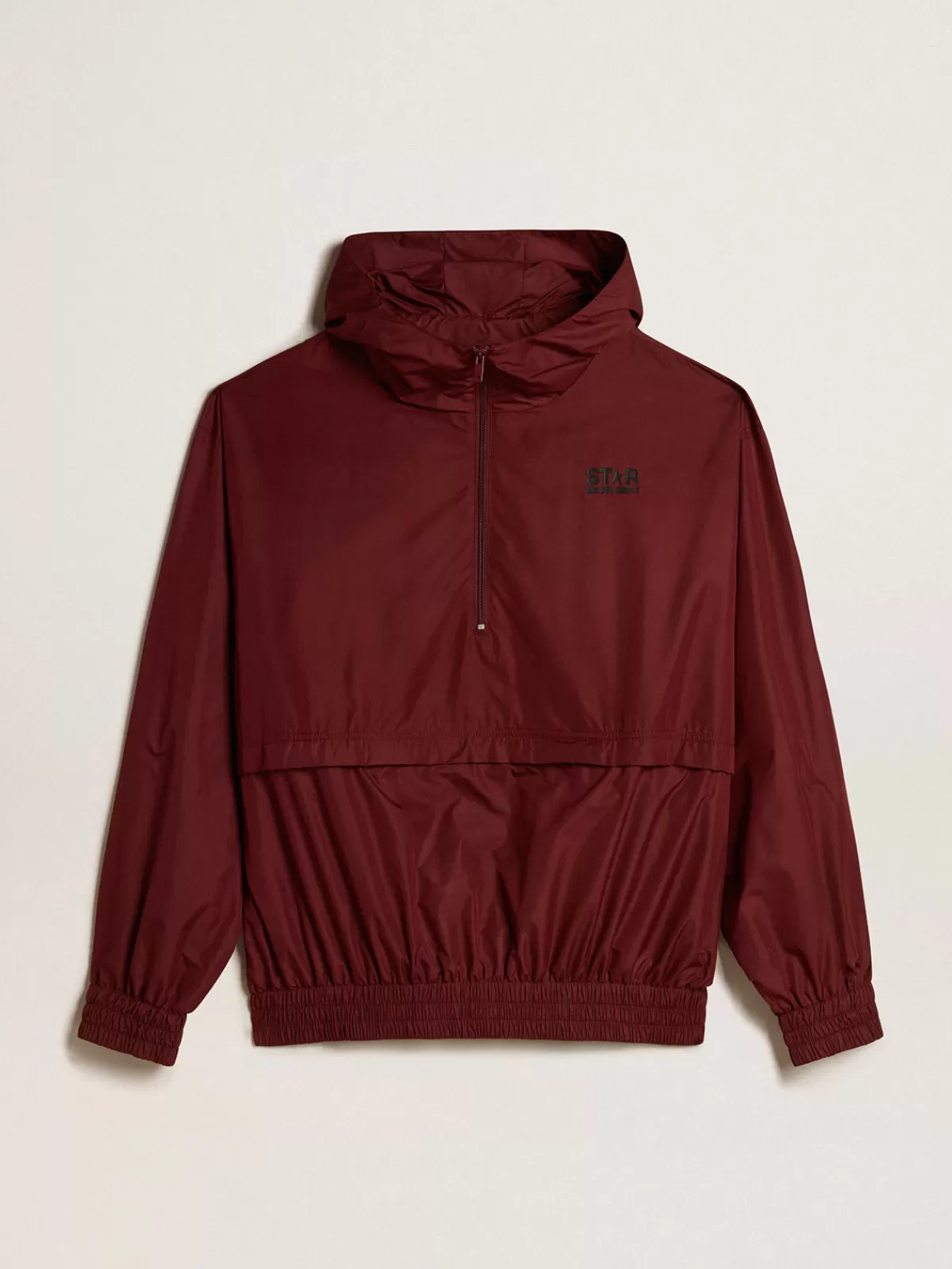 Golden Goose Burgundy windbreaker with hood Online