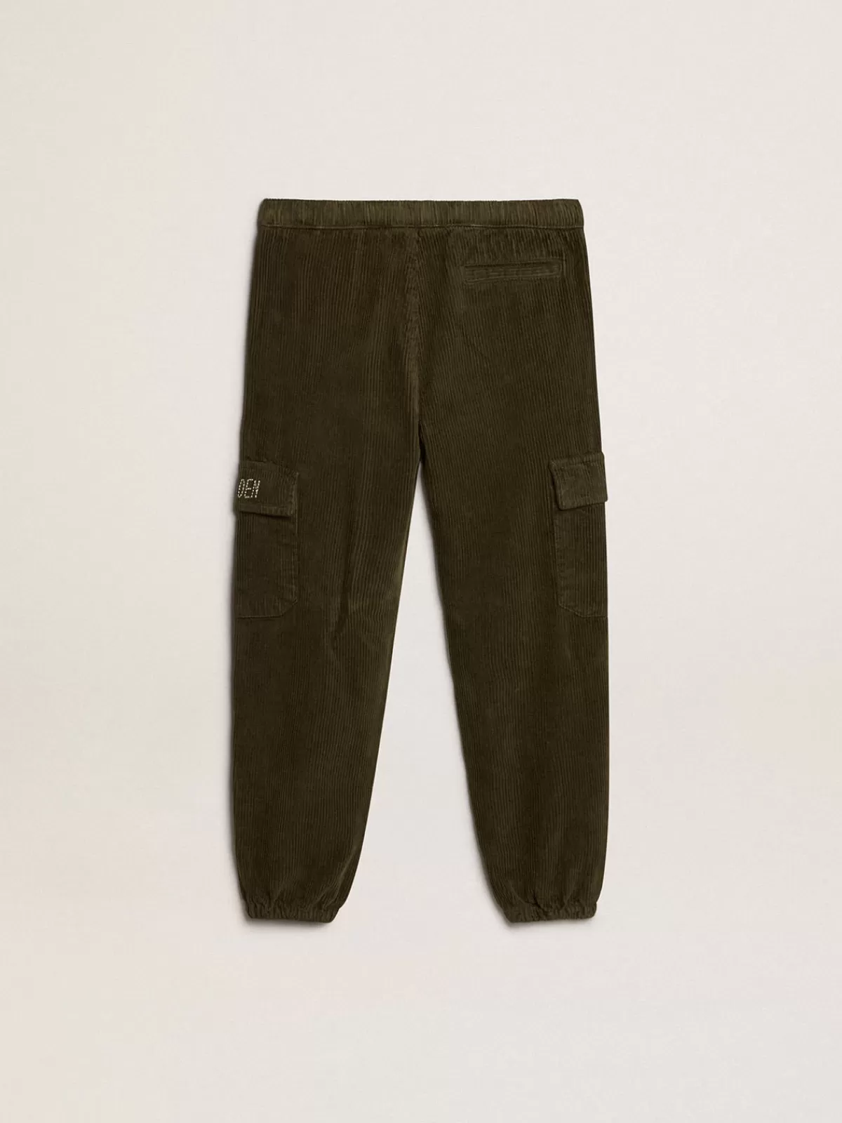 Golden Goose Dark green cotton cargo pants darkgreen Sale