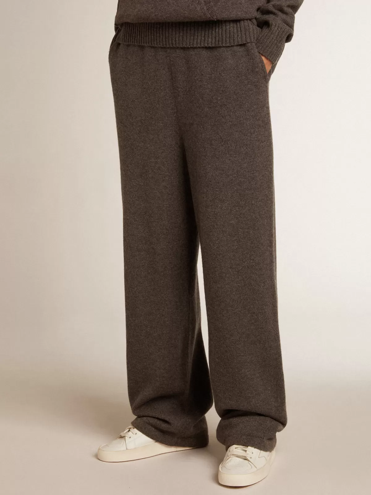 Golden Goose Gray cashmere blend women’s joggers graymelange Online