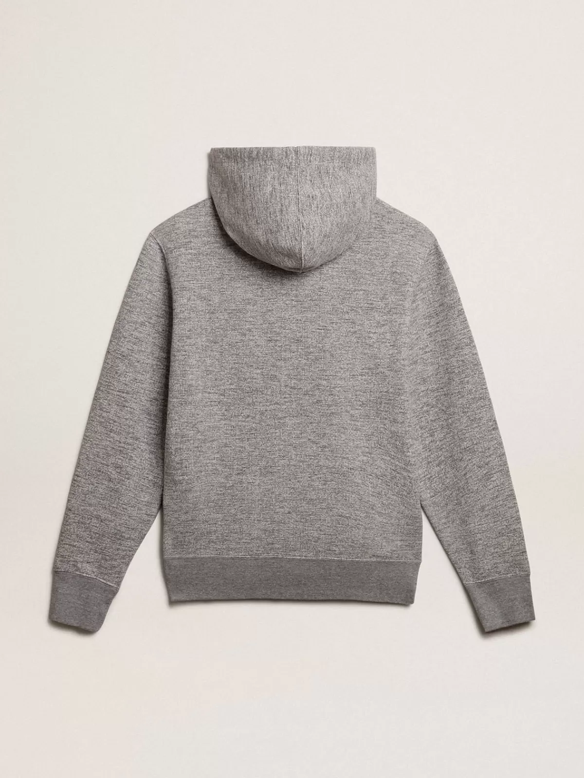 Golden Goose hooded sweatshirt with front pocket gray Cheap