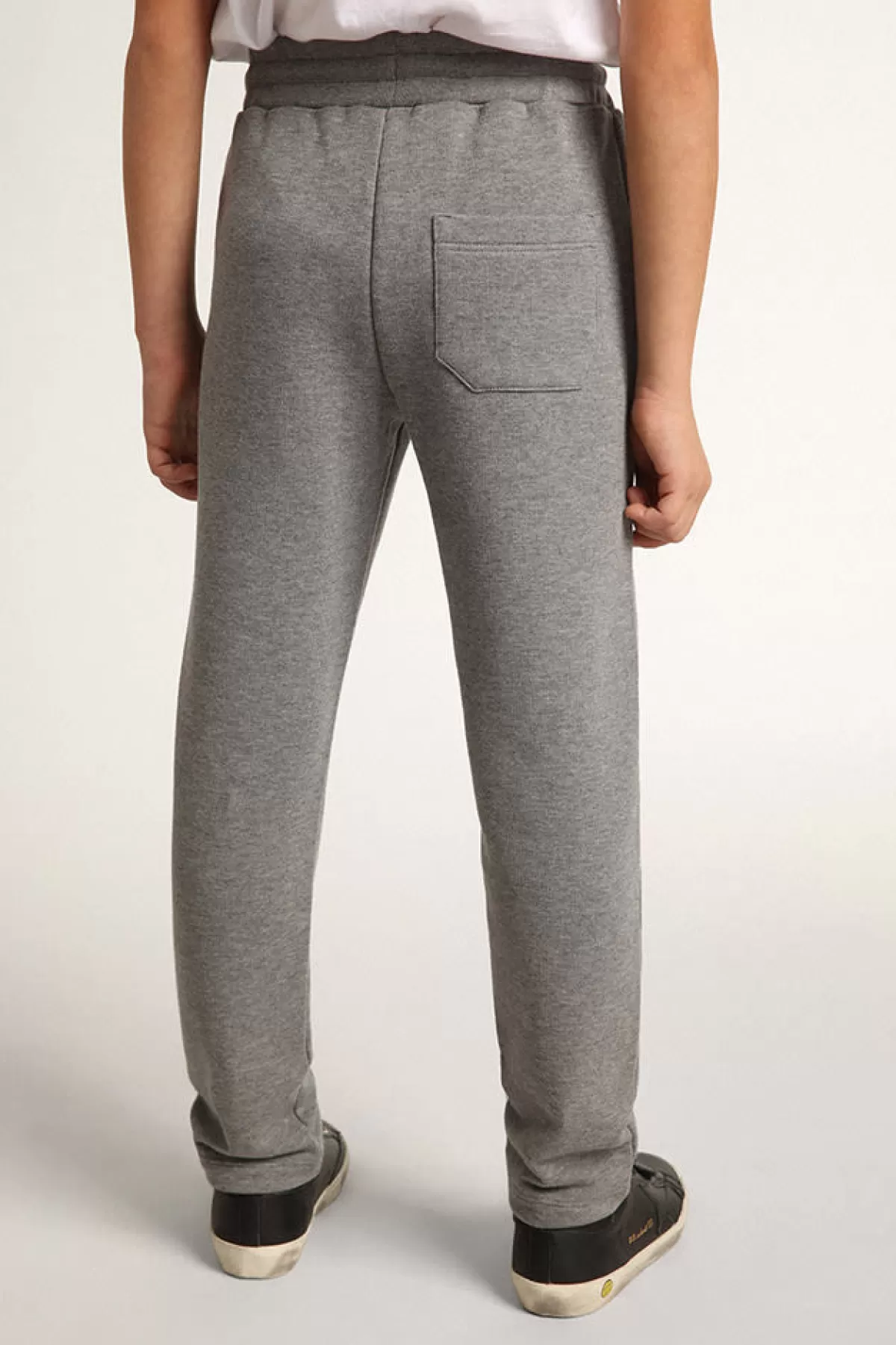 Golden Goose joggers with printed logo gray Flash Sale