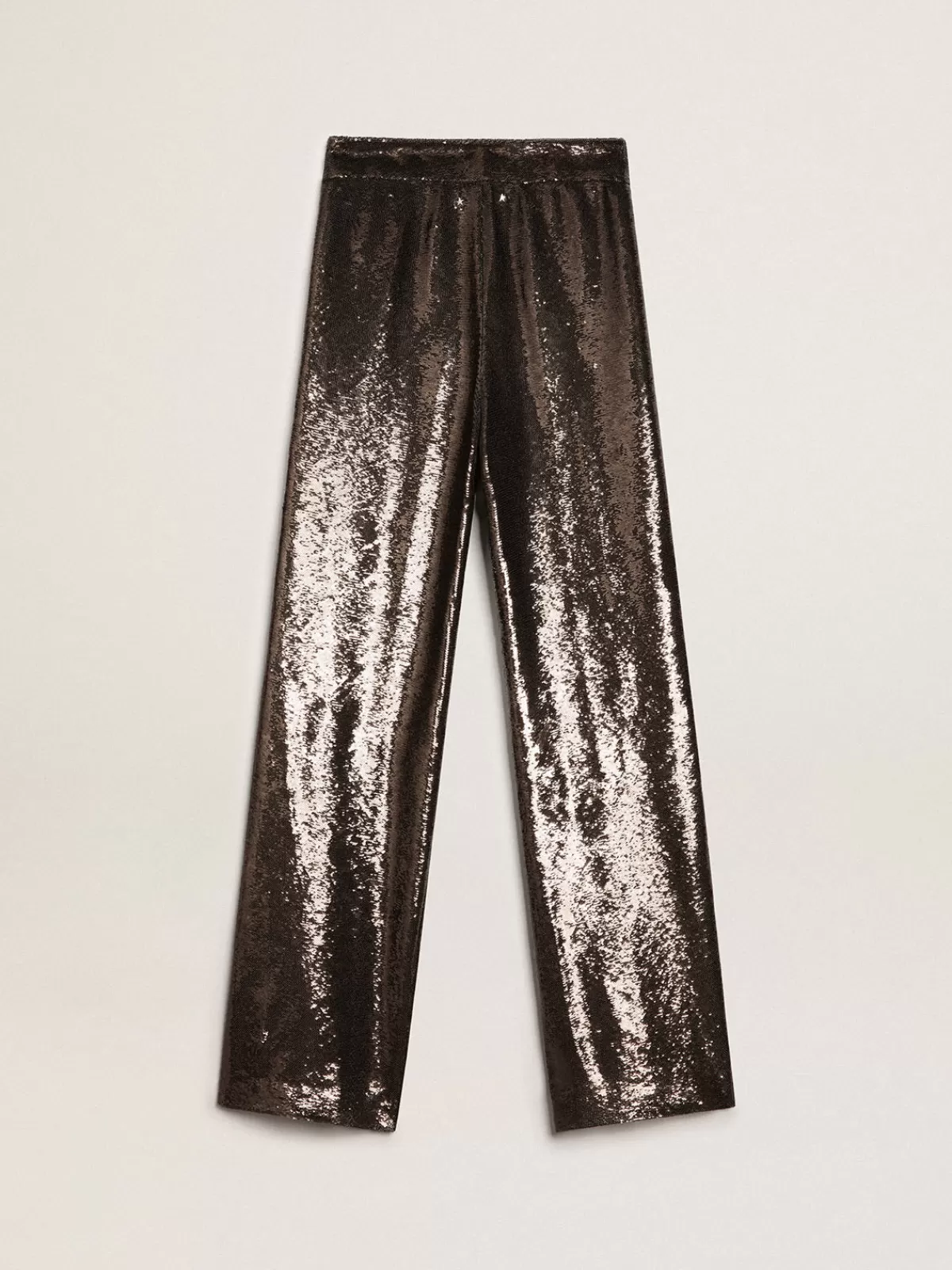 Golden Goose Gray pants with all-over sequins irongray Clearance