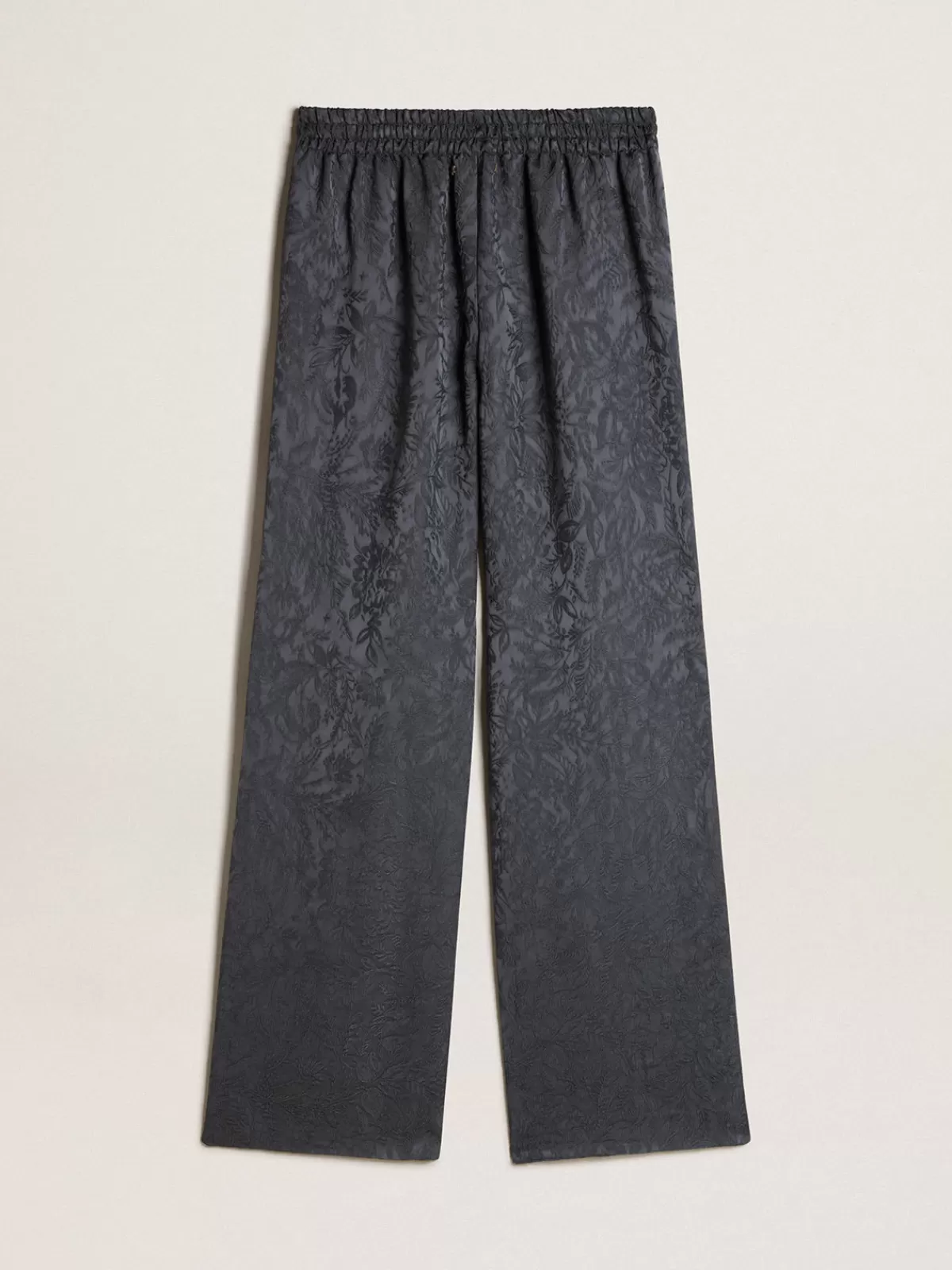 Golden Goose Jacquard pants with all-over toile de jouy pattern shadowblue Cheap