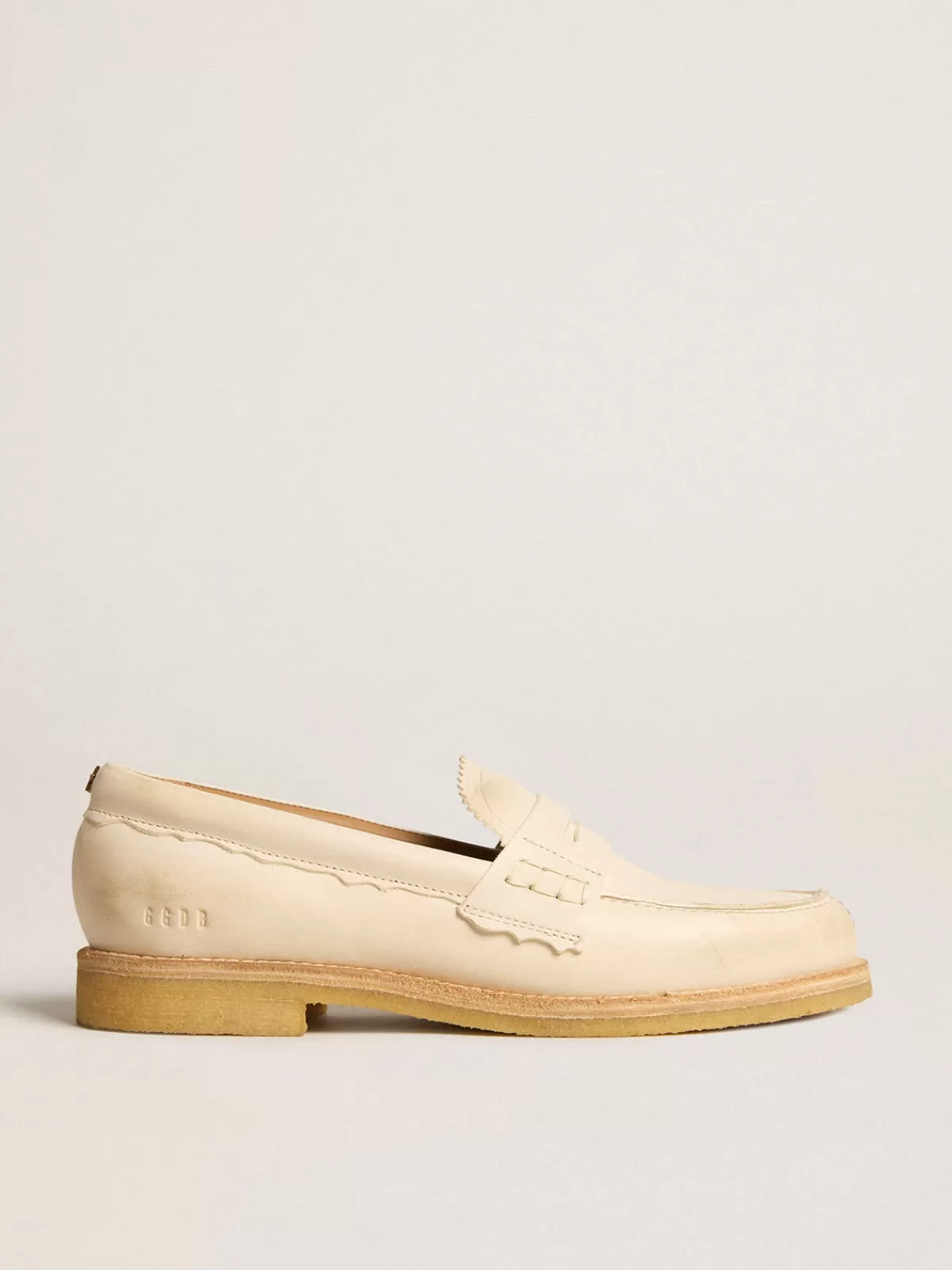 Golden Goose Jerry loafer in butter-white leather butterwhite Store