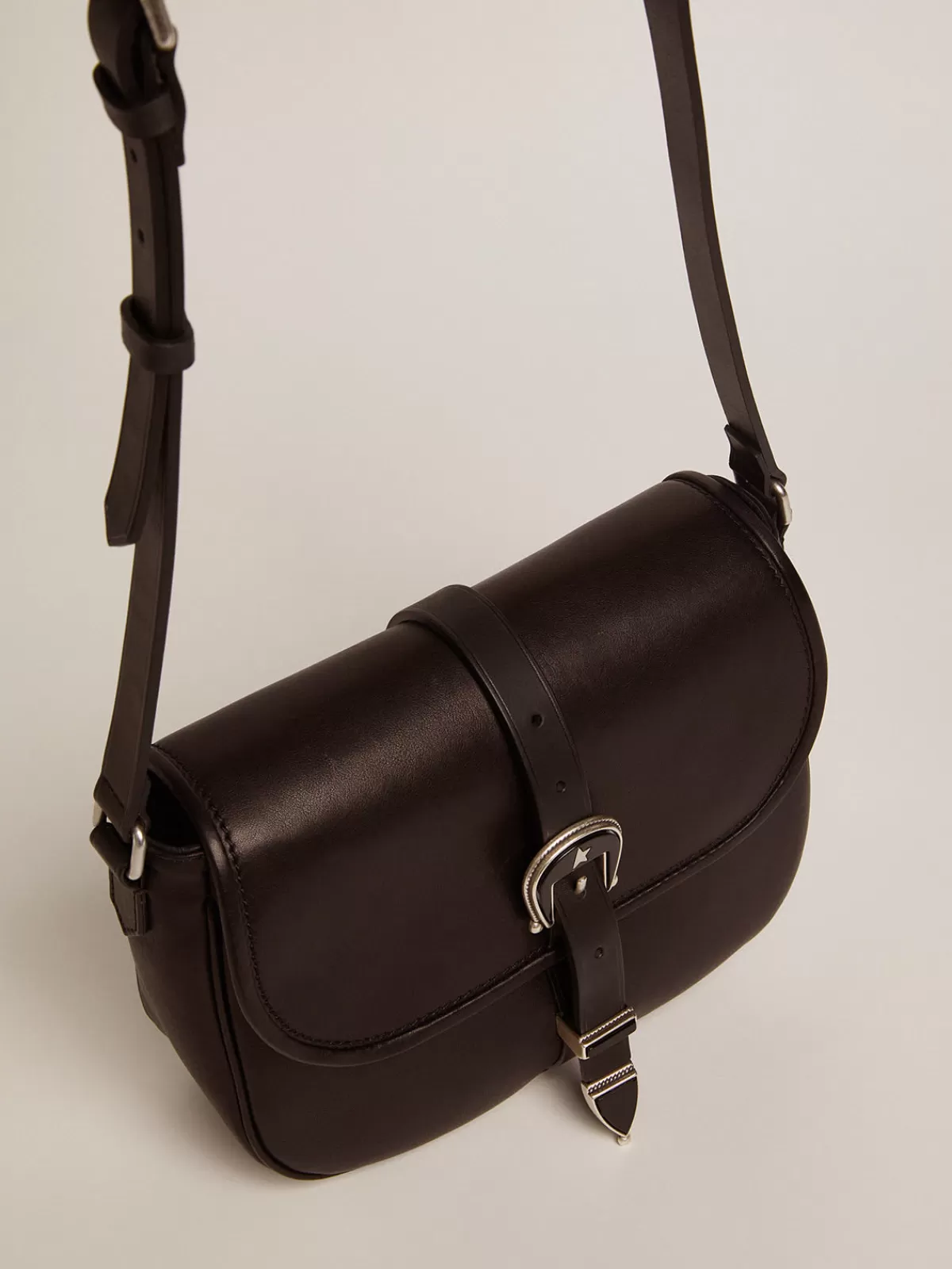 Golden Goose Medium black leather Rodeo Bag Store