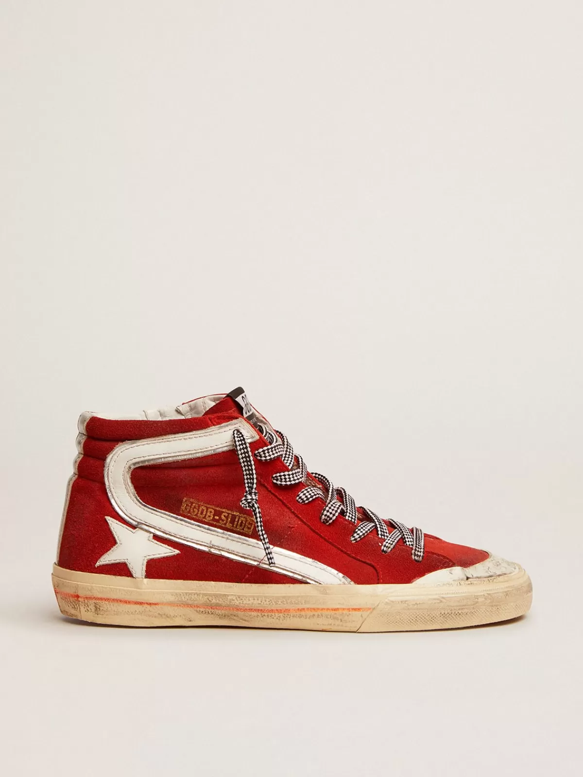 Golden Goose Men's Slide Penstar in suede red Online