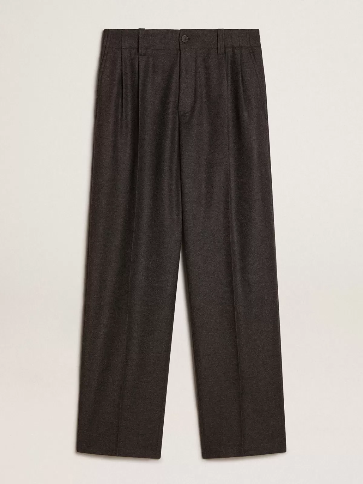 Golden Goose Pants in dark gray wool flannel darkgraymelange Outlet