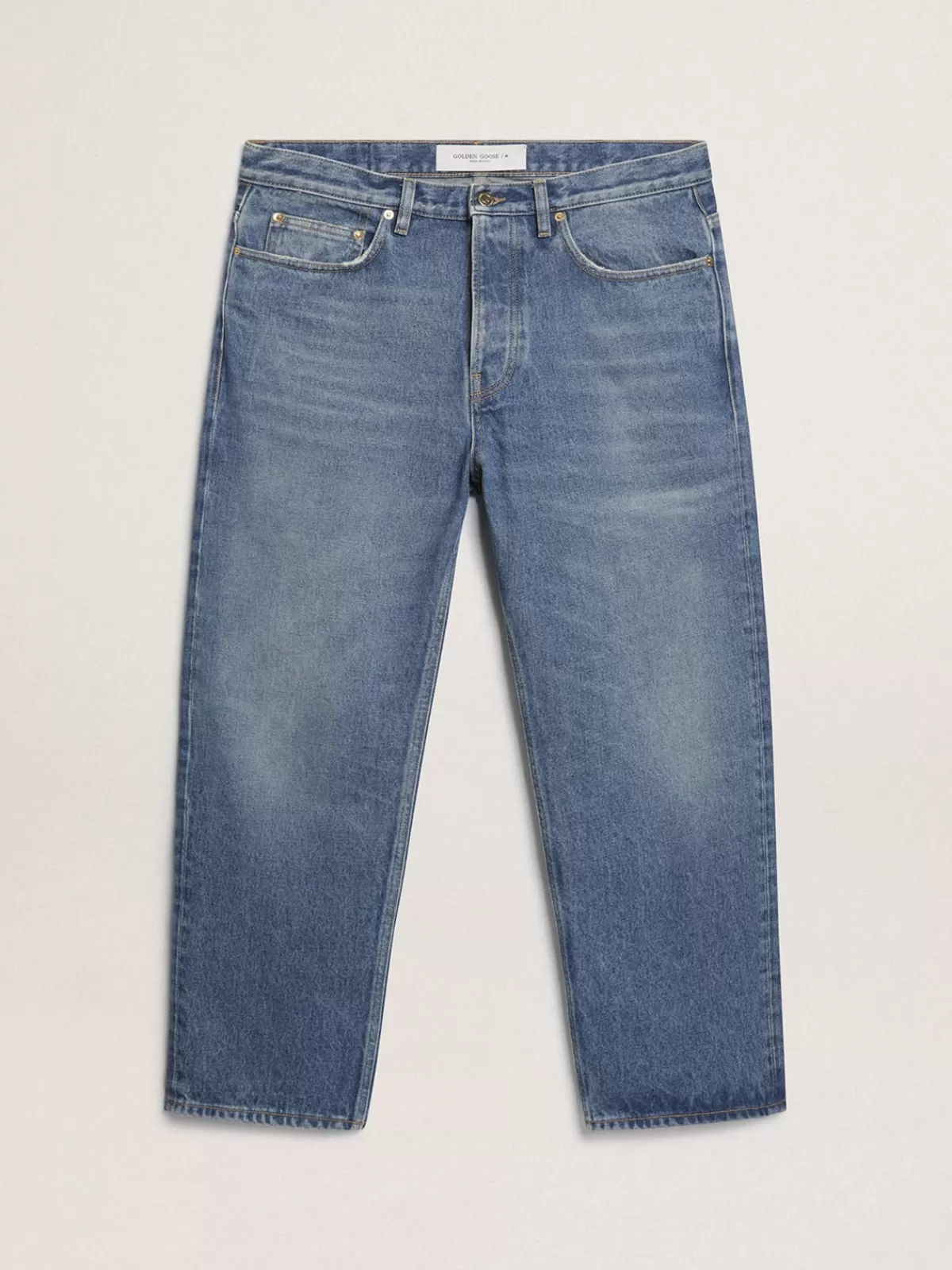 Golden Goose Stonewashed-effect jeans blue Best