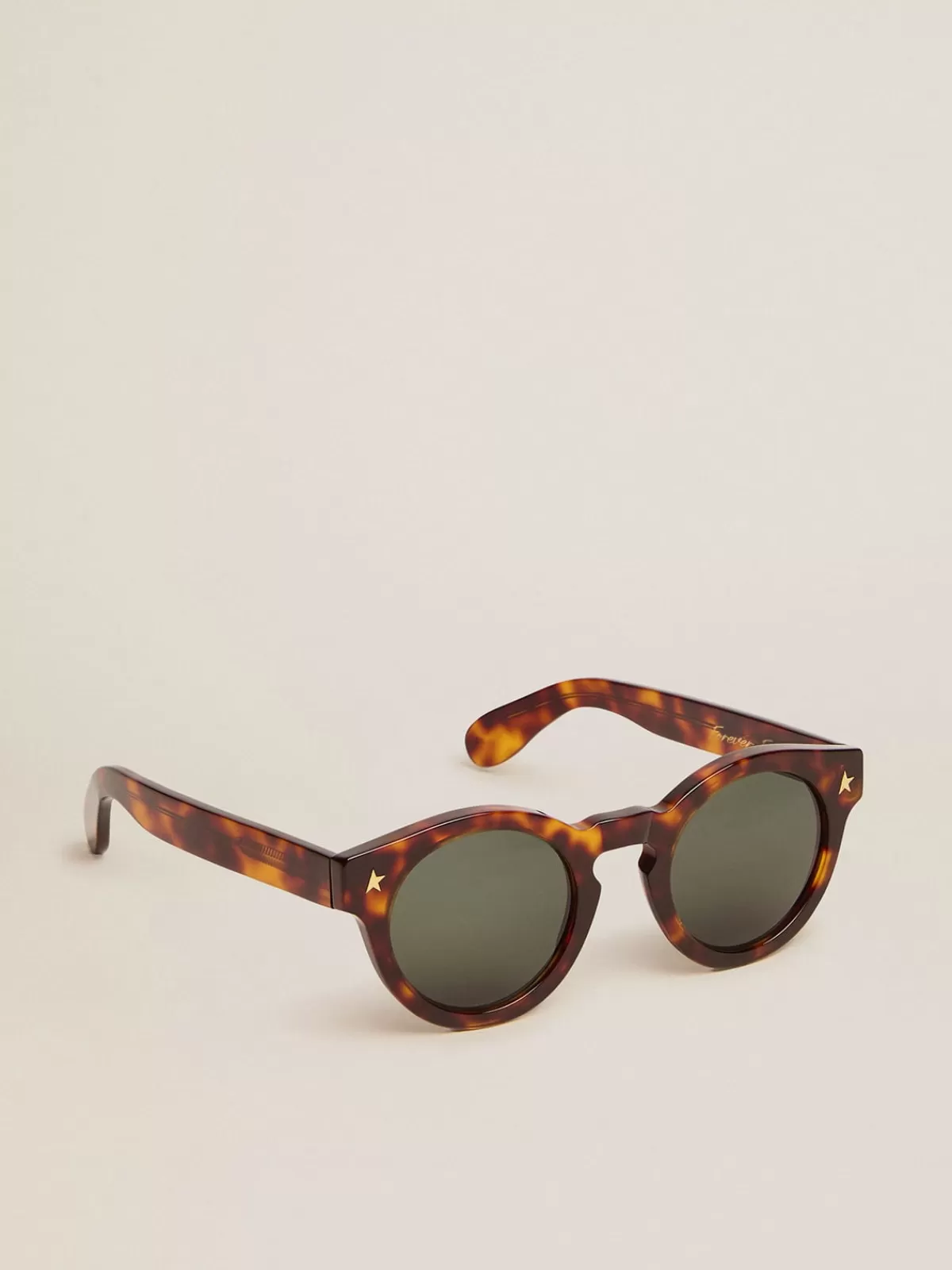 Golden Goose Sunglasses Panthos model with havana frame and gold details Havanabrown Shop