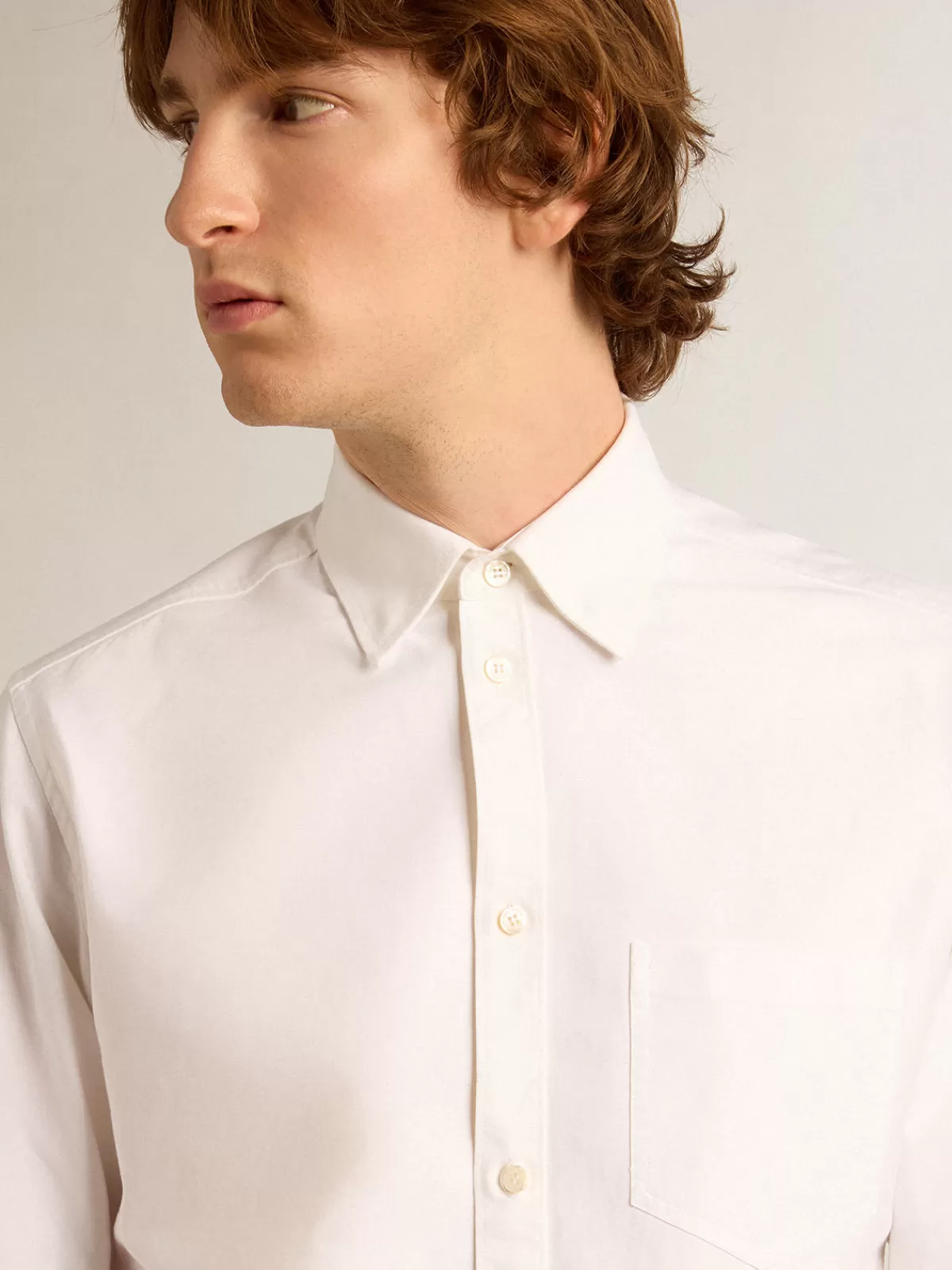 Golden Goose cotton shirt white Discount