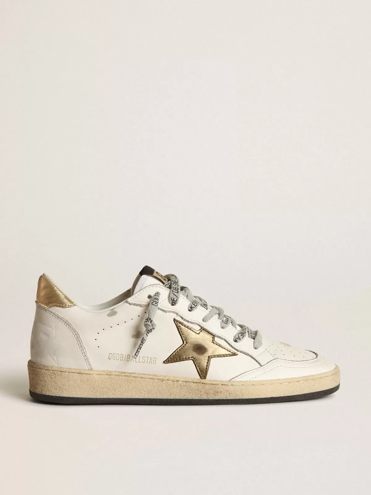 Golden Goose Women's Ball Star with gold star and heel tab Flash Sale