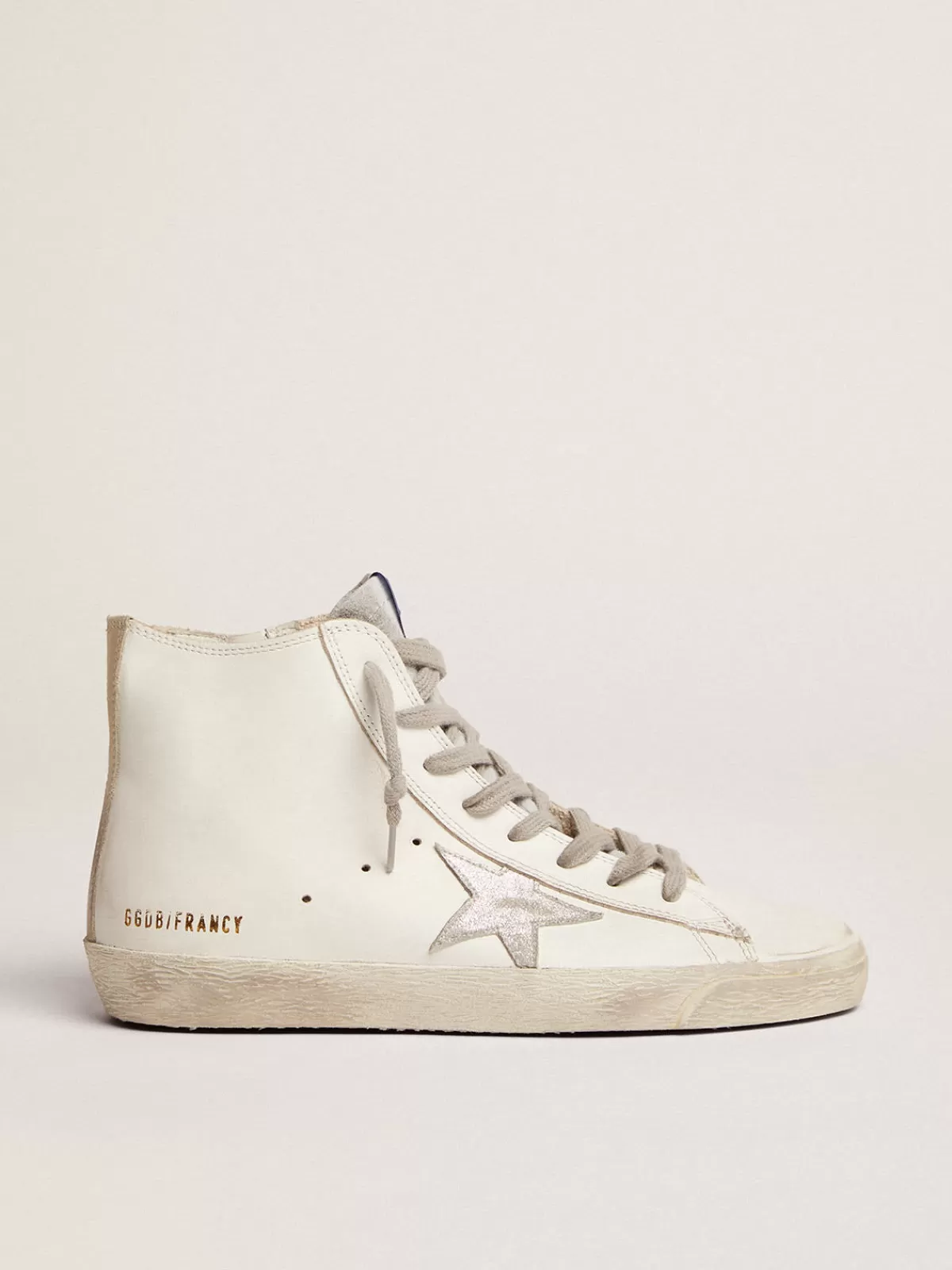 Golden Goose Women's Francy leather with suede star Best Sale