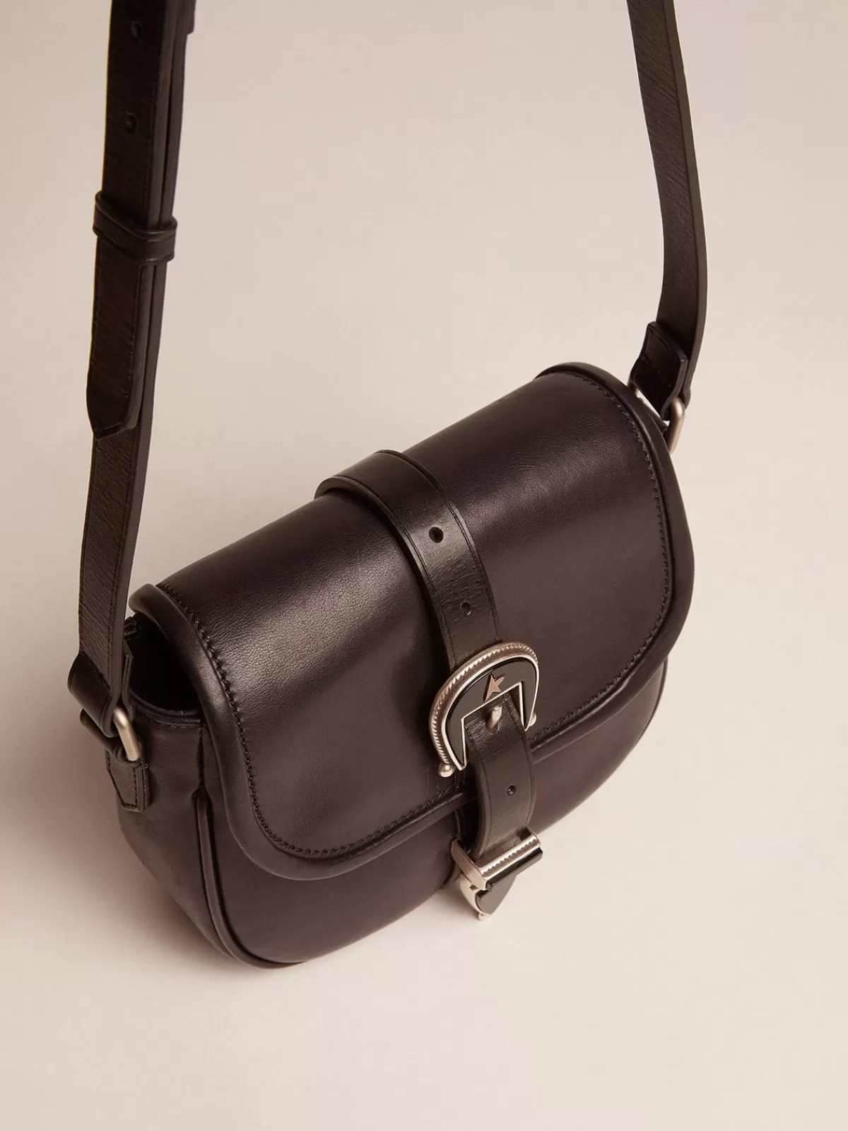 Golden Goose Women's small Rodeo Bag in black leather Clearance