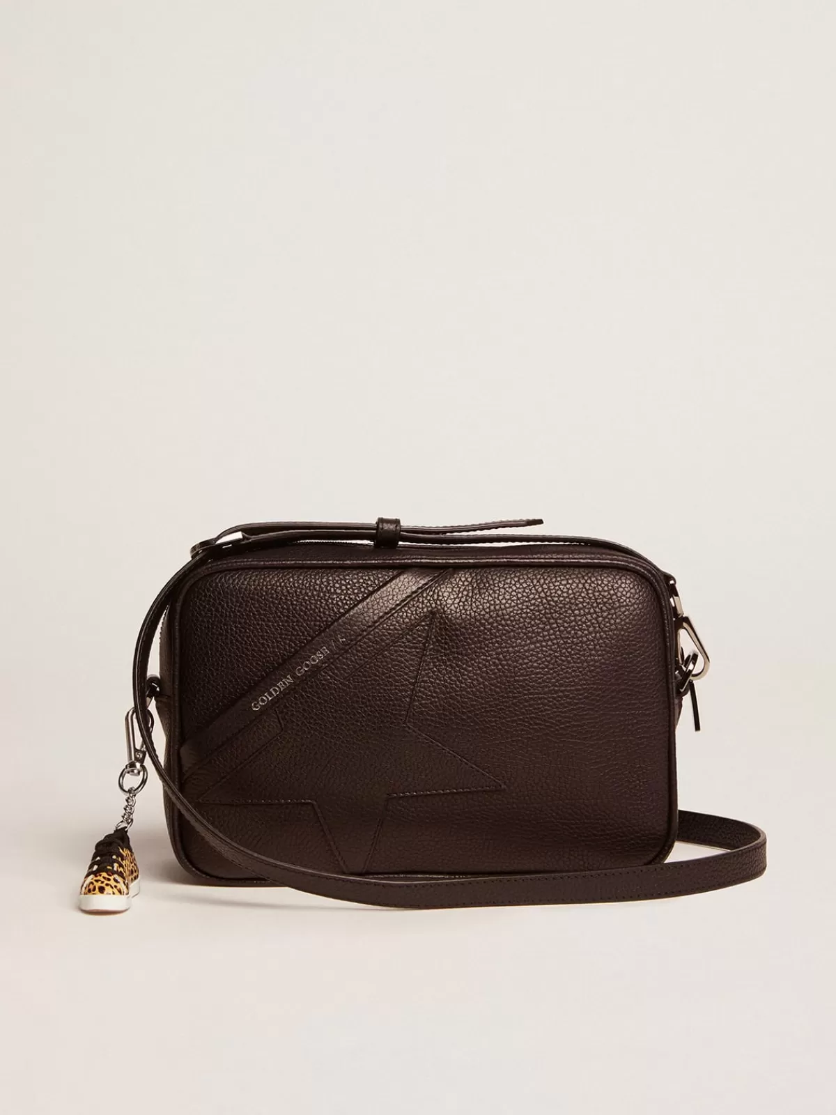 Golden Goose Women's Star bag in black leather Flash Sale