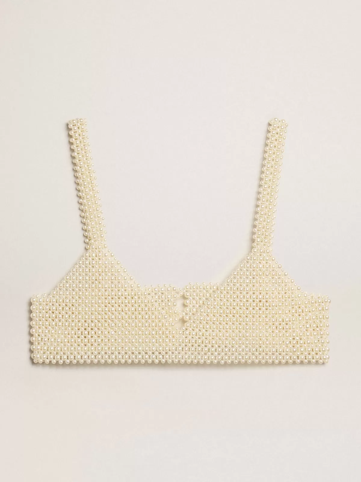 Golden Goose Women’s string of pearls top pearlwhite Online